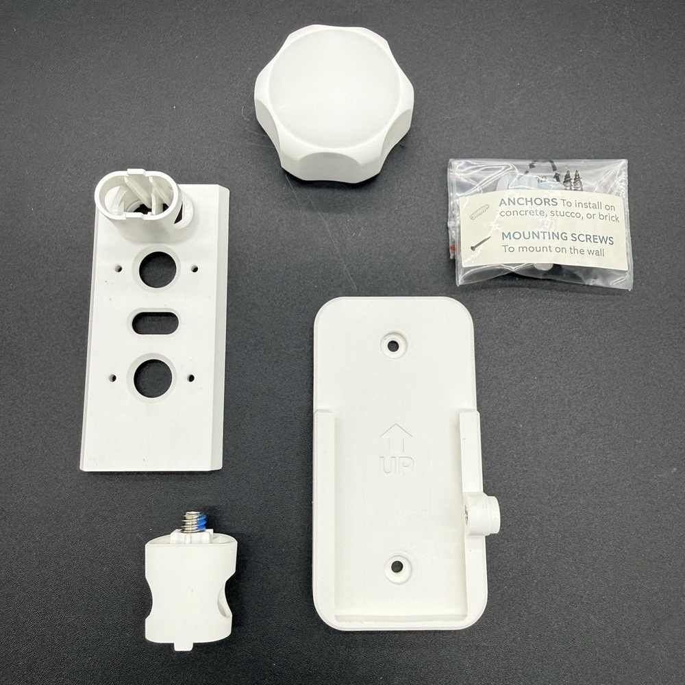 Ring Pole Mount Global for Spotlight Cam & Stick Up Cam White OEM Open Box New - Picture 7 of 13